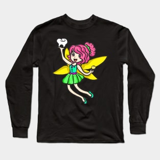 Mardi Gras Tooth Fairy Costume Original Gift Long Sleeve T-Shirt